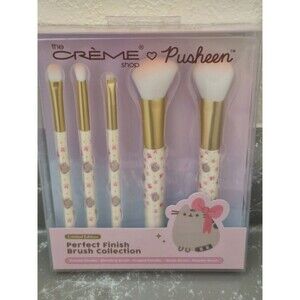 Pusheen x The Crème Shop Perfect Finish Makeup Brush Set 5 piece